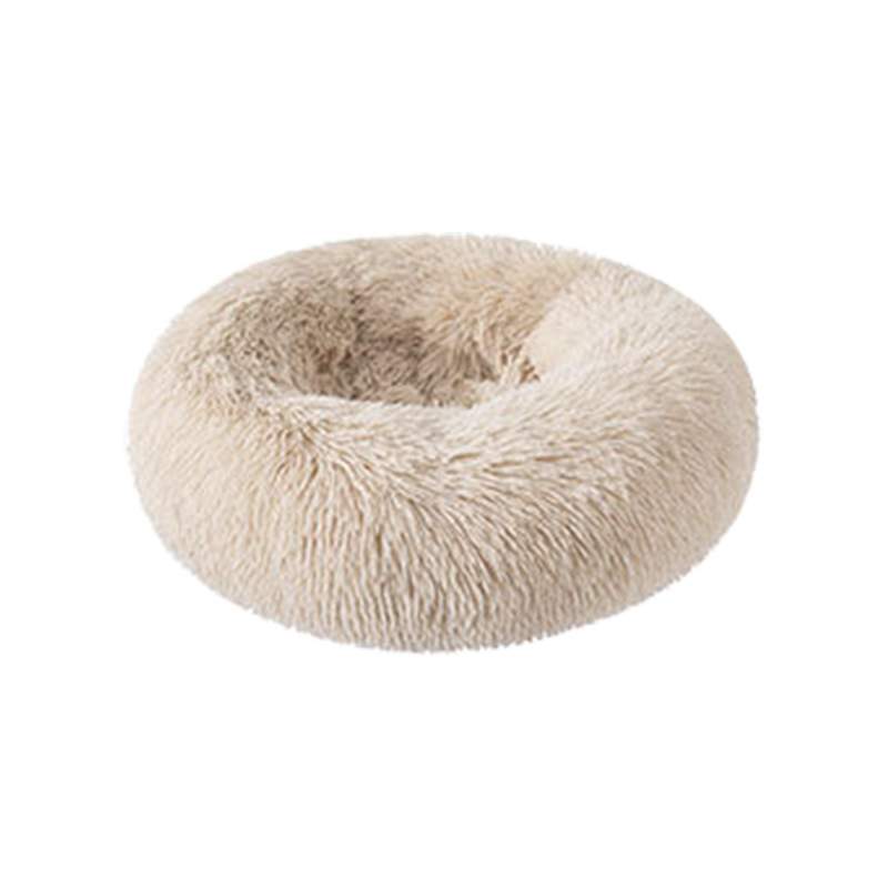 Cama de gato de felpa larga para invierno lavable