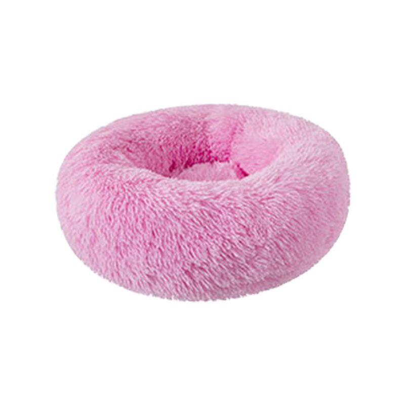 Cama de gato de felpa larga para invierno lavable