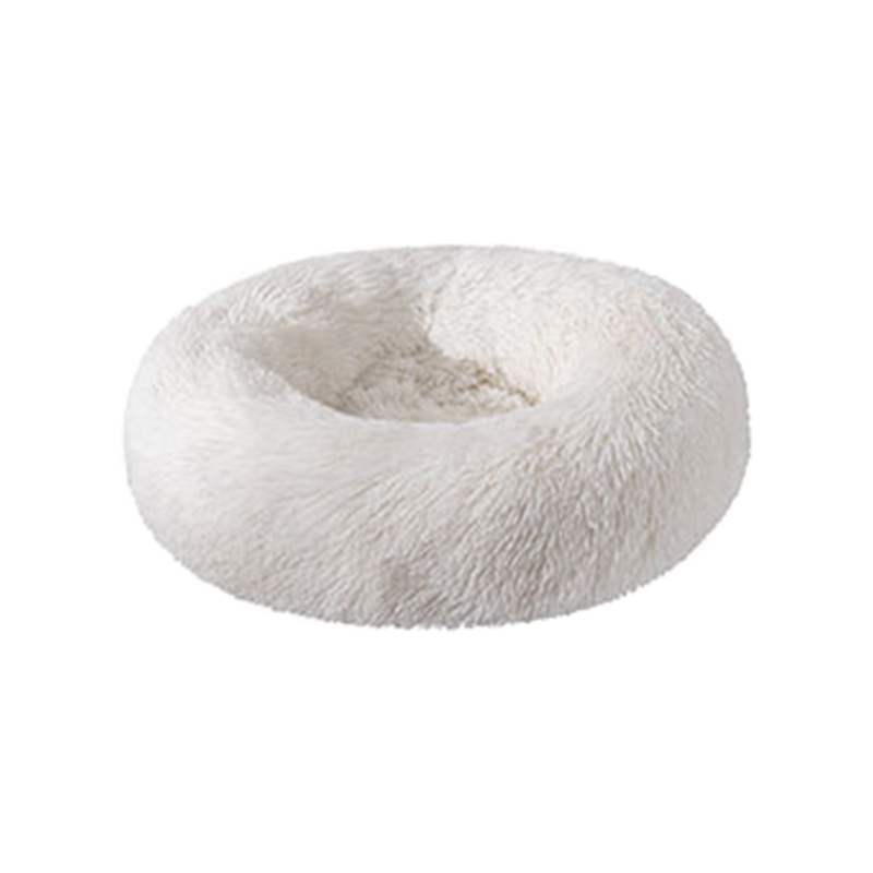 Cama de gato de felpa larga para invierno lavable
