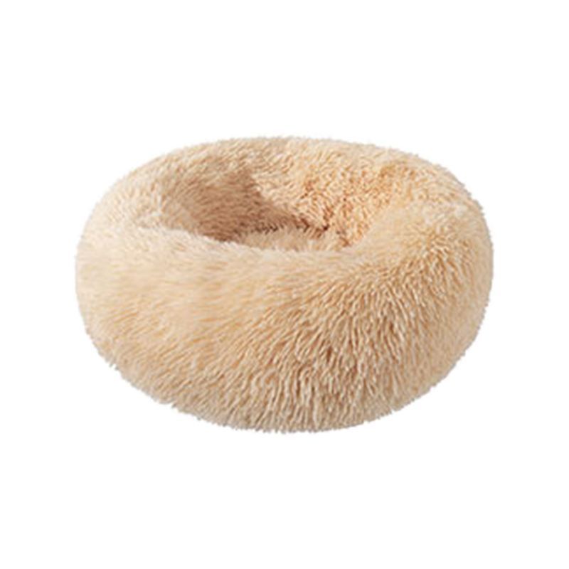 Cama de gato de felpa larga para invierno lavable