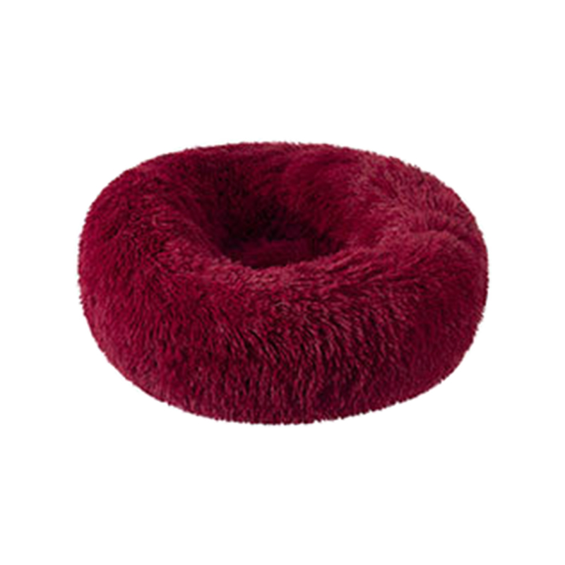 Cama de gato de felpa larga para invierno lavable