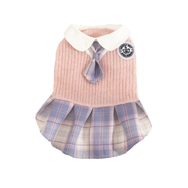 Vestido de princesa para cachorros de perro en primavera