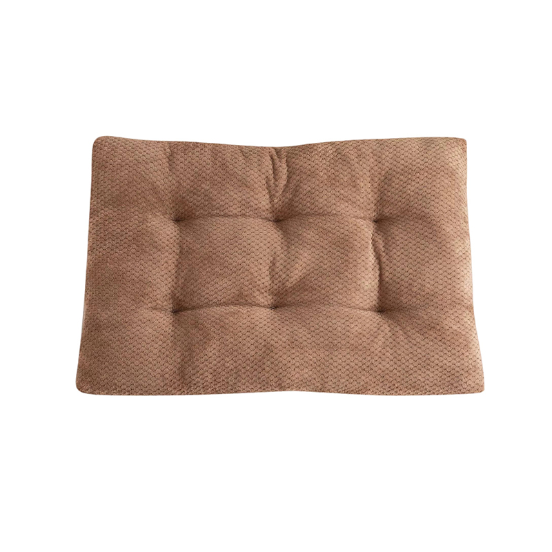 Cama de mascota cálida y acolchonada de felpa