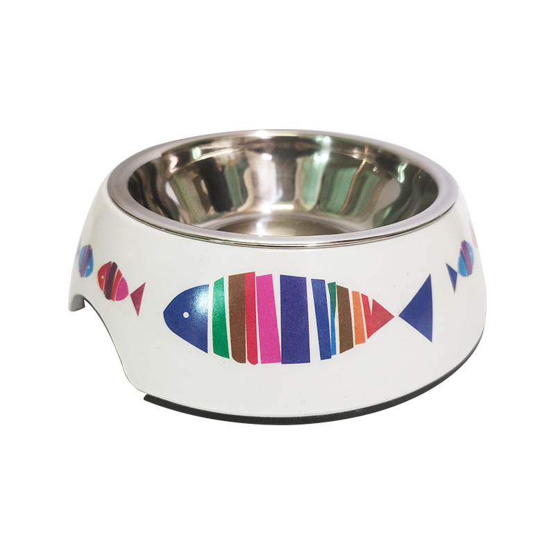 Tazón de comida y agua para perros y gatos de acero inoxidable