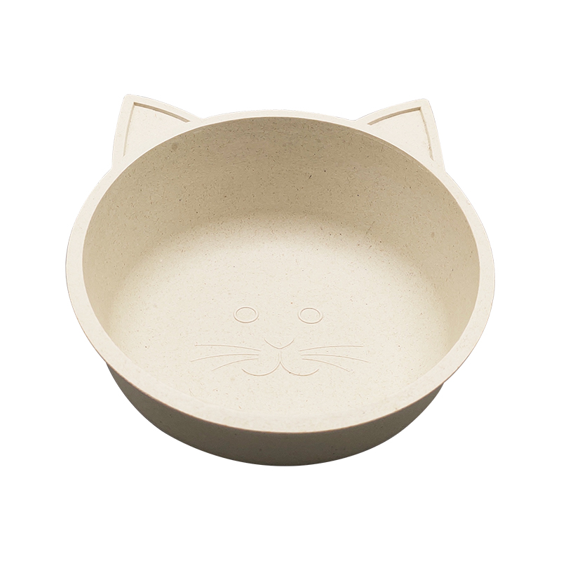 Tazón de alimentación en forma de gato