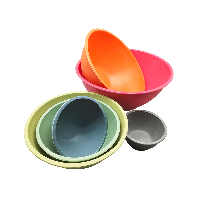 Set de tazones de ensalada de fibra de bambú