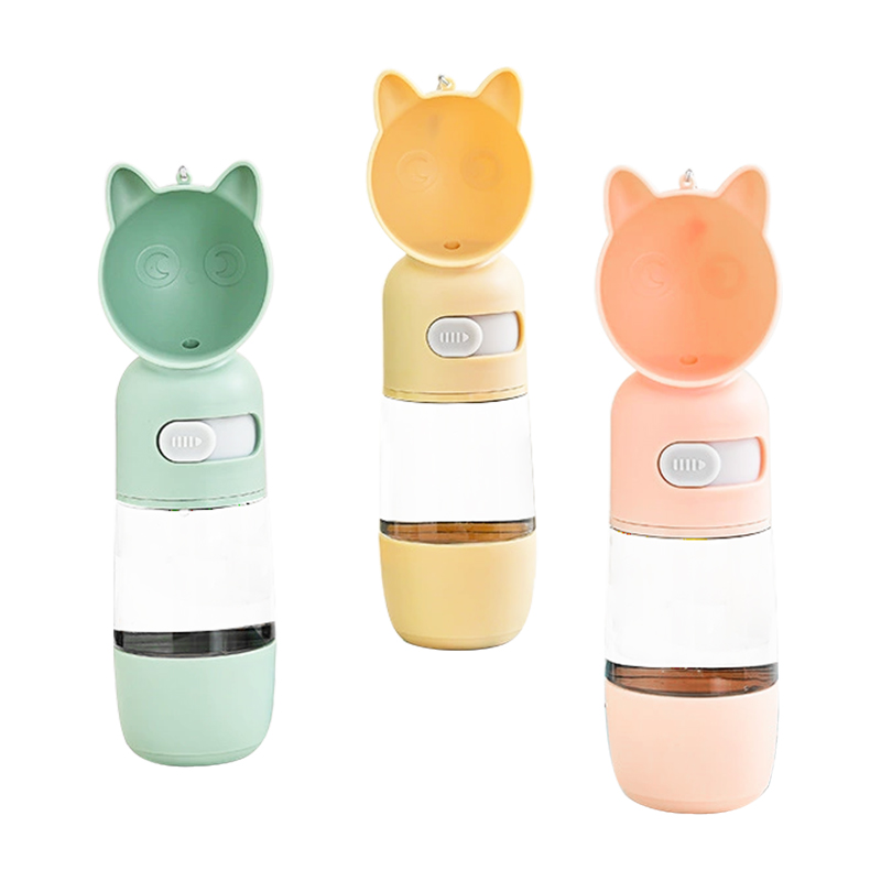 Botella portátil de agua para perros y gatos a prueba de fugas