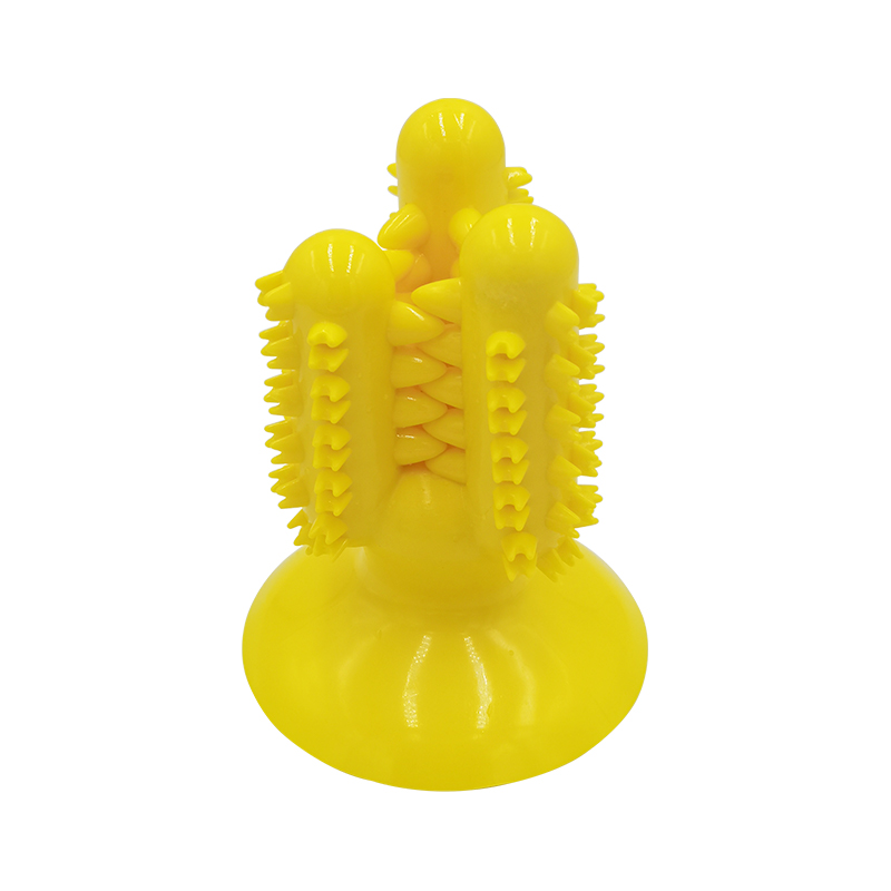 Juguete masticable de goma para perros con dientes molares