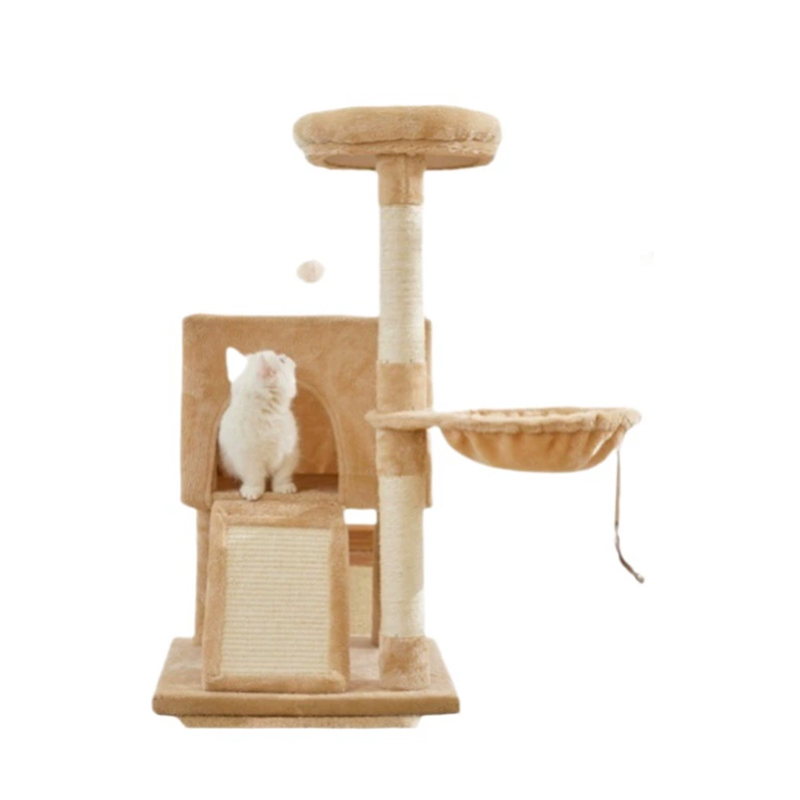 Casa de juego de felpa para gatos