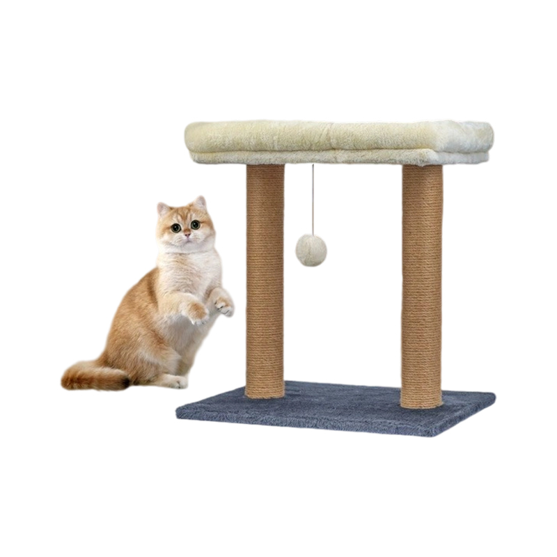 Casa de escalada freestyle para gatos de interior