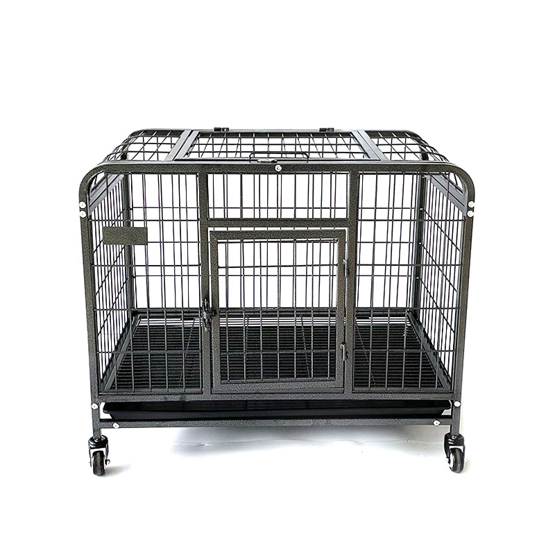 Jaula para perros de tubo cuadrado