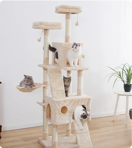 Marco de escalada para gatos