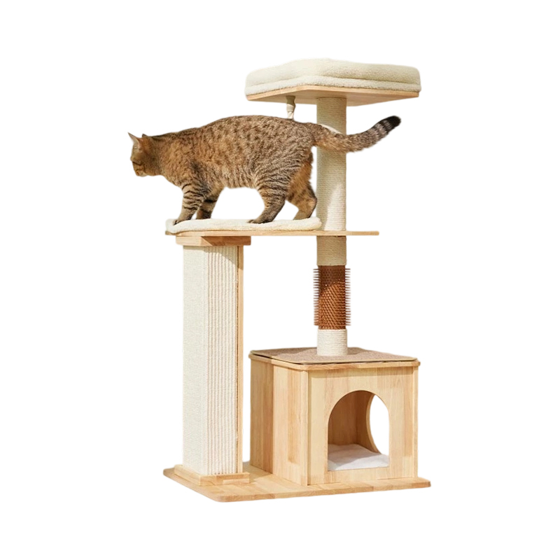 Estructura de escalada para gatos de interior