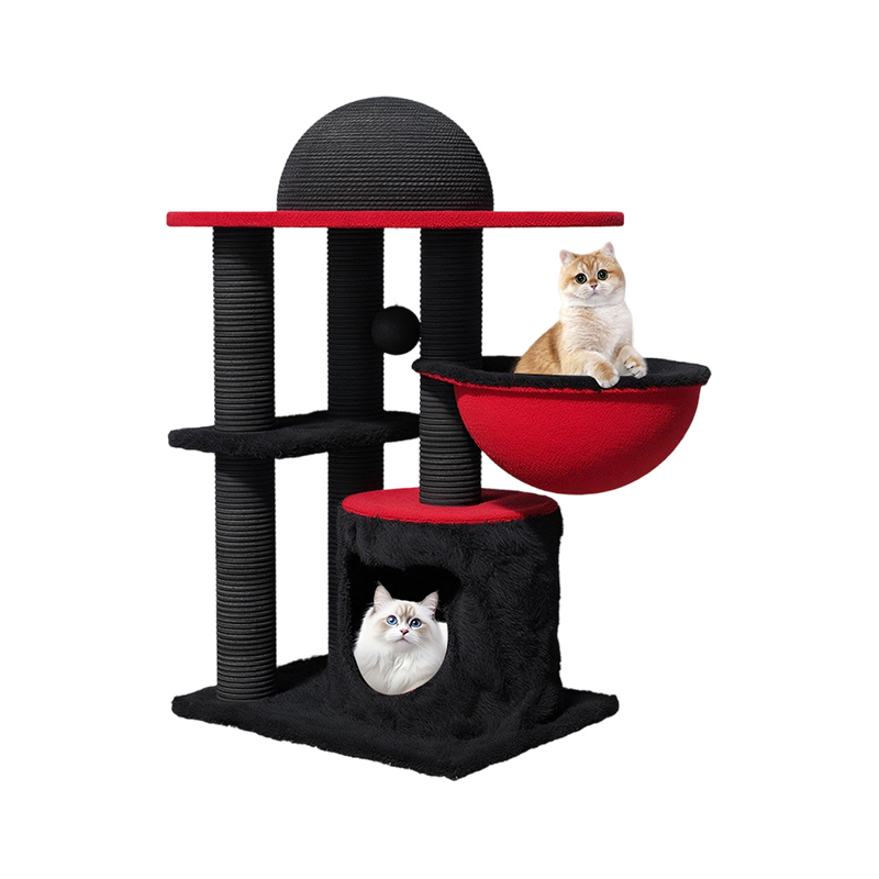 Mobiliario de estructura de escalada para gatos de varios niveles